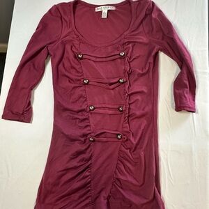 One Step Ahead Maroon Top